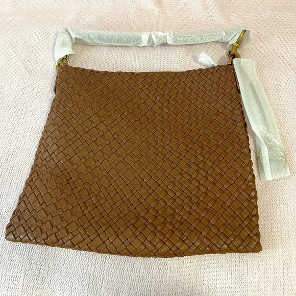 Etienne Aigner Irena Foldover Small Hobo Bag - Toffee (NWT) - Picture 1 of 6